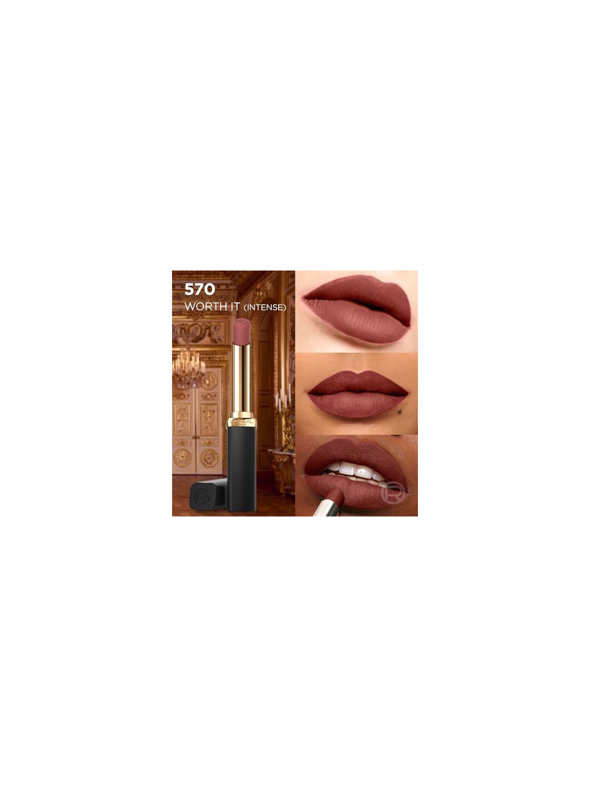 L'Orï¿½ï¿½al Color Riche Matte Lipstick Intense Volume 570 Worth It Intens