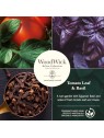 Candela WoodWick Rinnova foglia di pomodoro e basilico unisex 1840g
