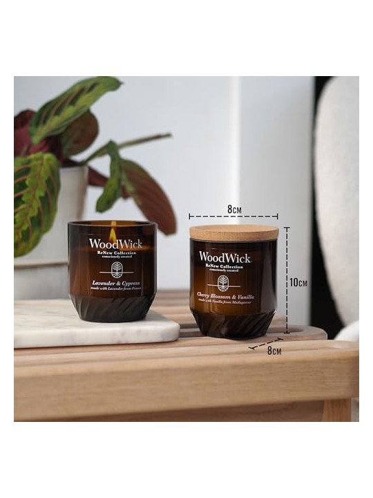 Candela WoodWick Fiore di Ciliegio & Vaniglia