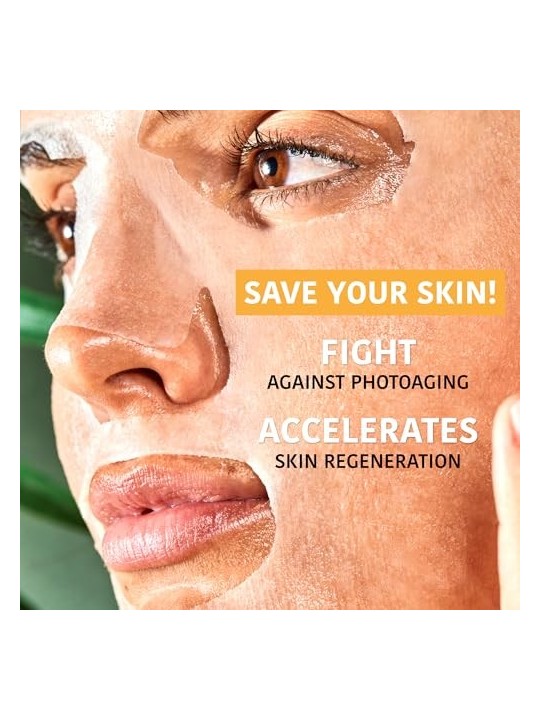 Iroha PAPAYA AHA Peeling Face Mask 1 unit unisex