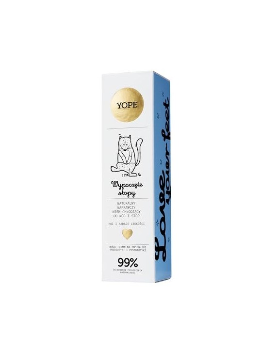 YOPE Crema rinfrescante riparatrice naturale per gambe e piedi Wypoczete Stopy 75ml