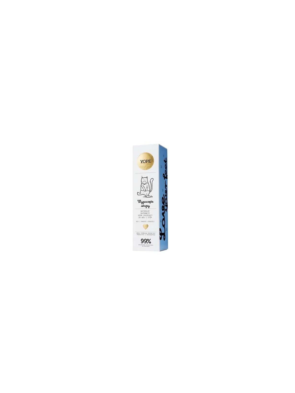 YOPE Crema rinfrescante riparatrice naturale per gambe e piedi Wypoczete Stopy 75ml