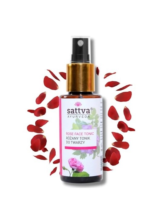 Tonico detergente all'acqua di rose SATTVA