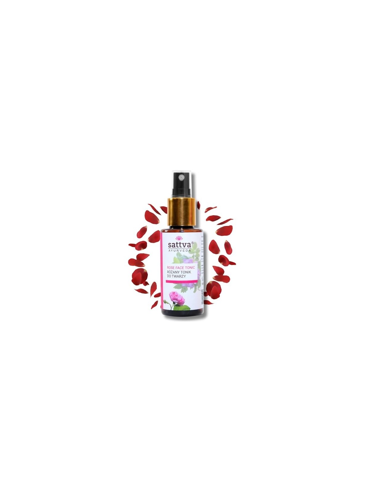 Tonico detergente all'acqua di rose SATTVA