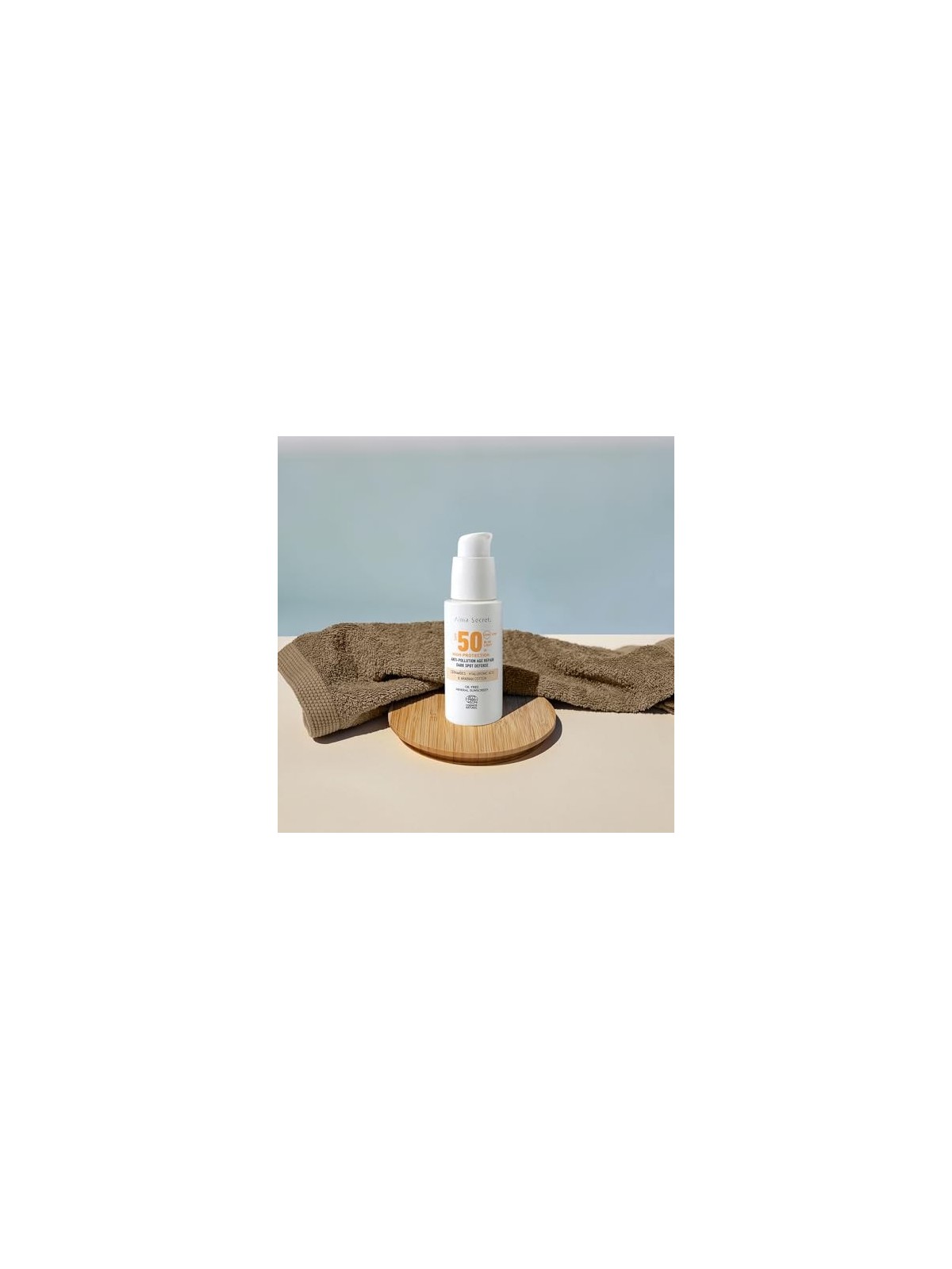 Alma Secret SOLAR Crema Viso Tinta SPF50 Sabbia 50ml Donna
