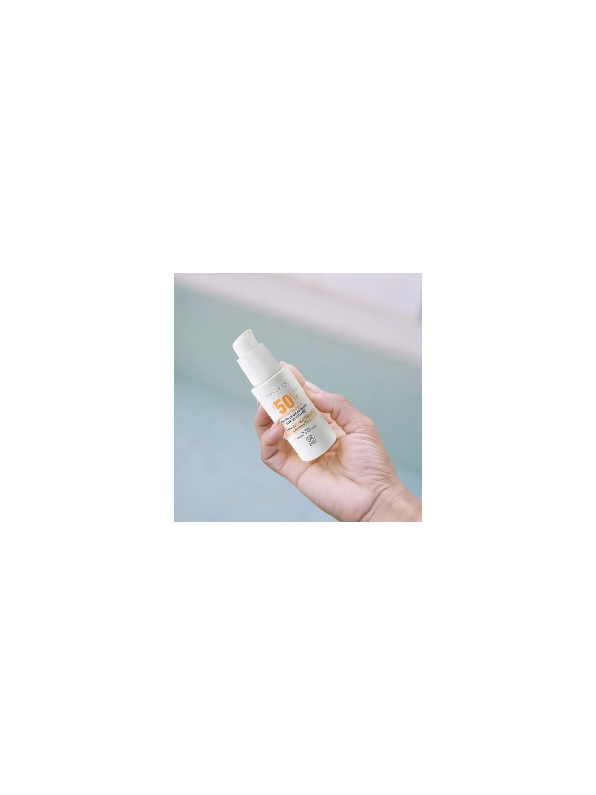 Alma Secret SOLAR Crema Viso Tinta SPF50 Sabbia 50ml Donna