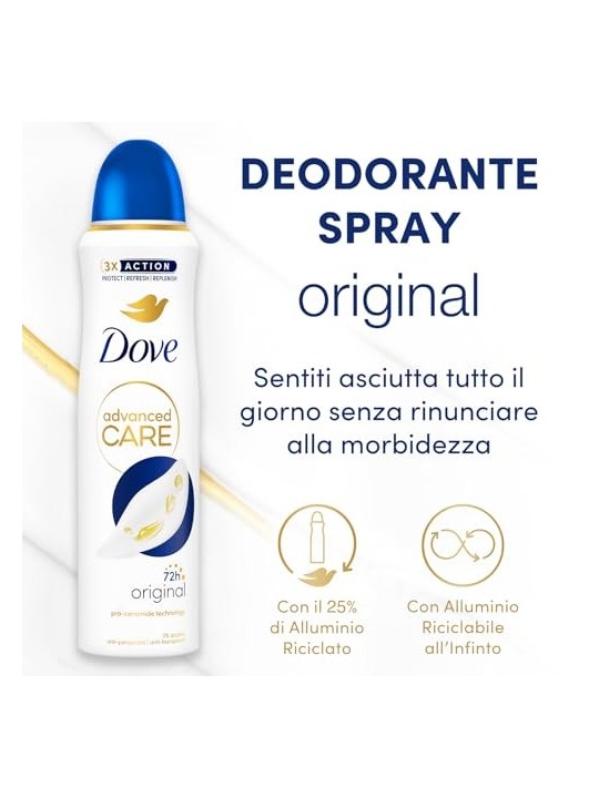 Dove Deodorante originale donna 150ml