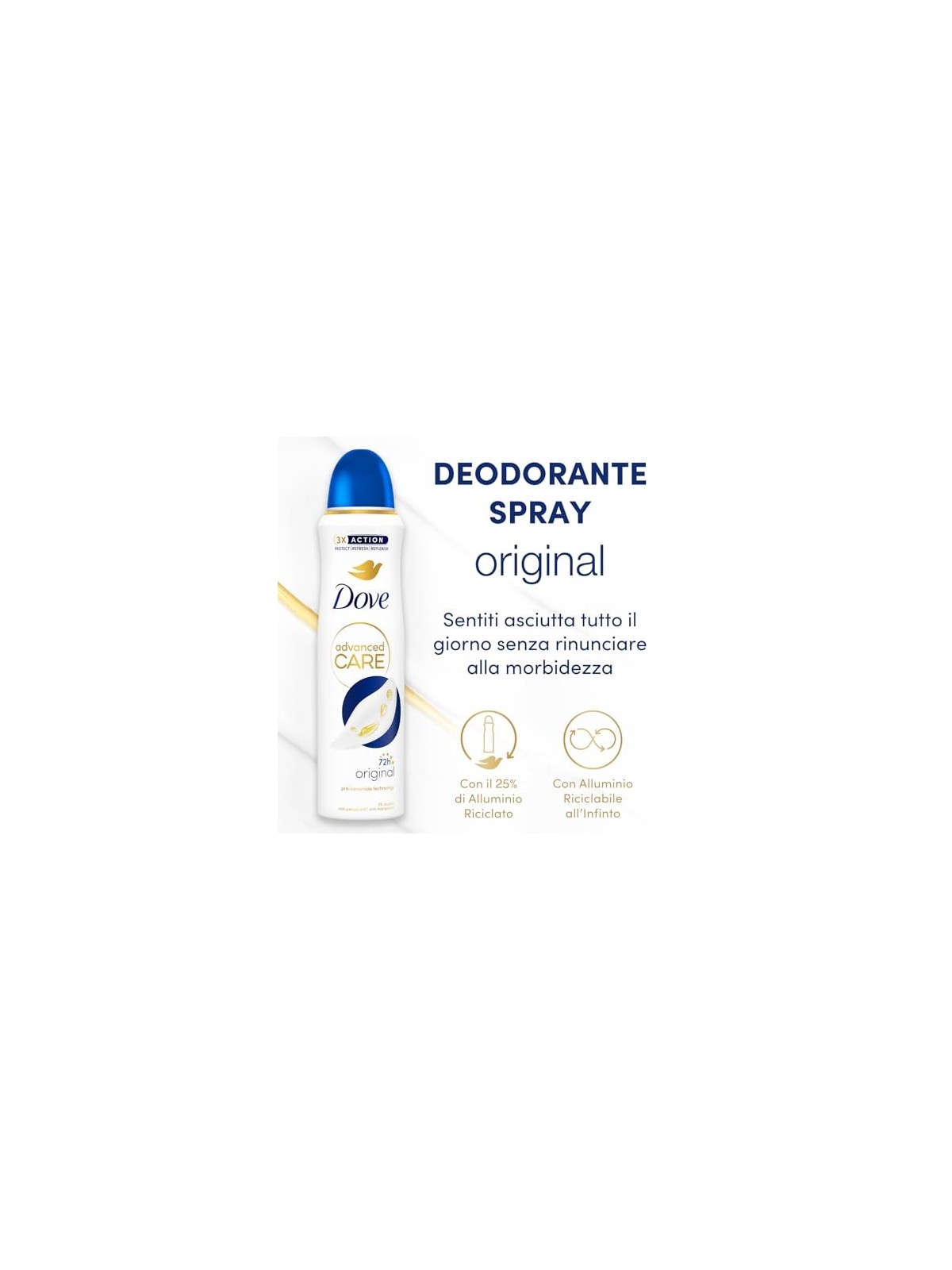 Dove Deodorante originale donna 150ml