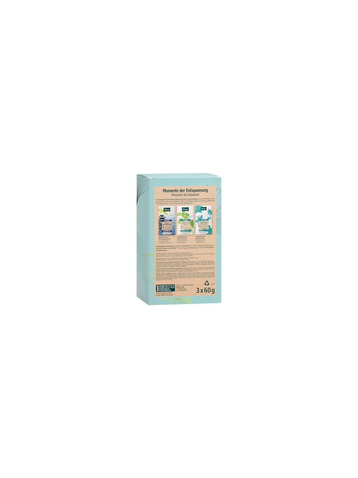 Insieme del momento di benessere donna 600g
