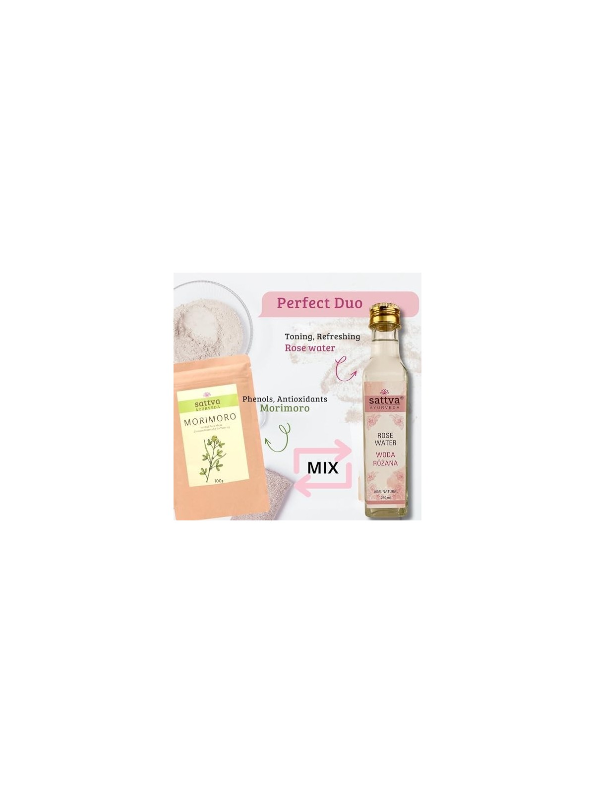 Morimoro Herbal Face Mask 100g - SATTVA Ayurveda