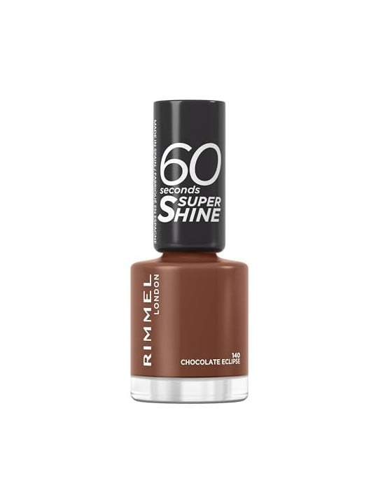 Rimmel Smalto 60 Secondi Super Shine 8 ml 140 Chocolate Eclipse