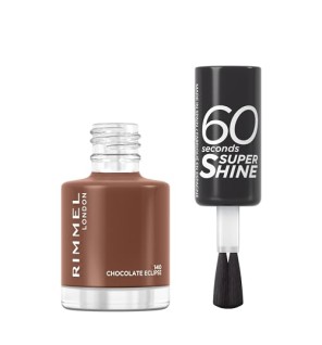 Rimmel 60 Secondi Super Shine Smalto per unghie 8 ml donna 140 Chocolate Eclipse