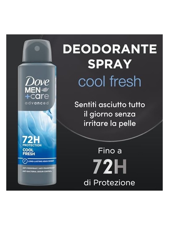 Dove MenCare Advanced Cool Fresh Antitraspirante uomo 150ml