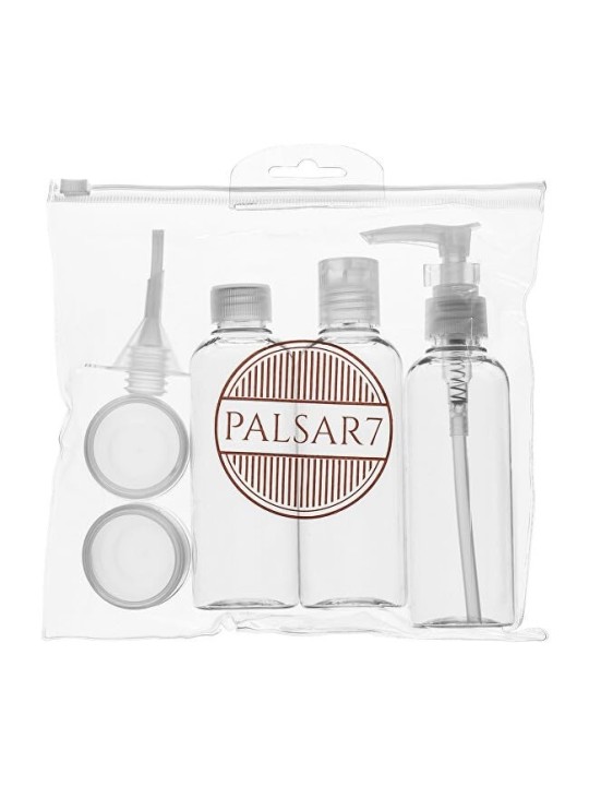 Set cosmetico da viaggio Palsar 7 con dispenser