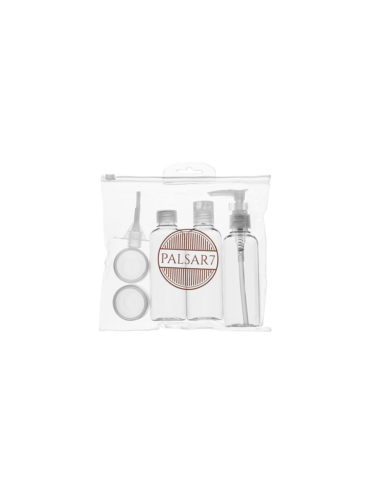Set cosmetico da viaggio Palsar 7 con dispenser