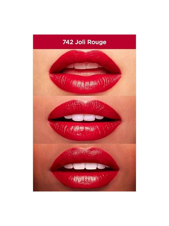 Clarins Rossetto Joli Rouge 35 g donna  742 Joli Rouge