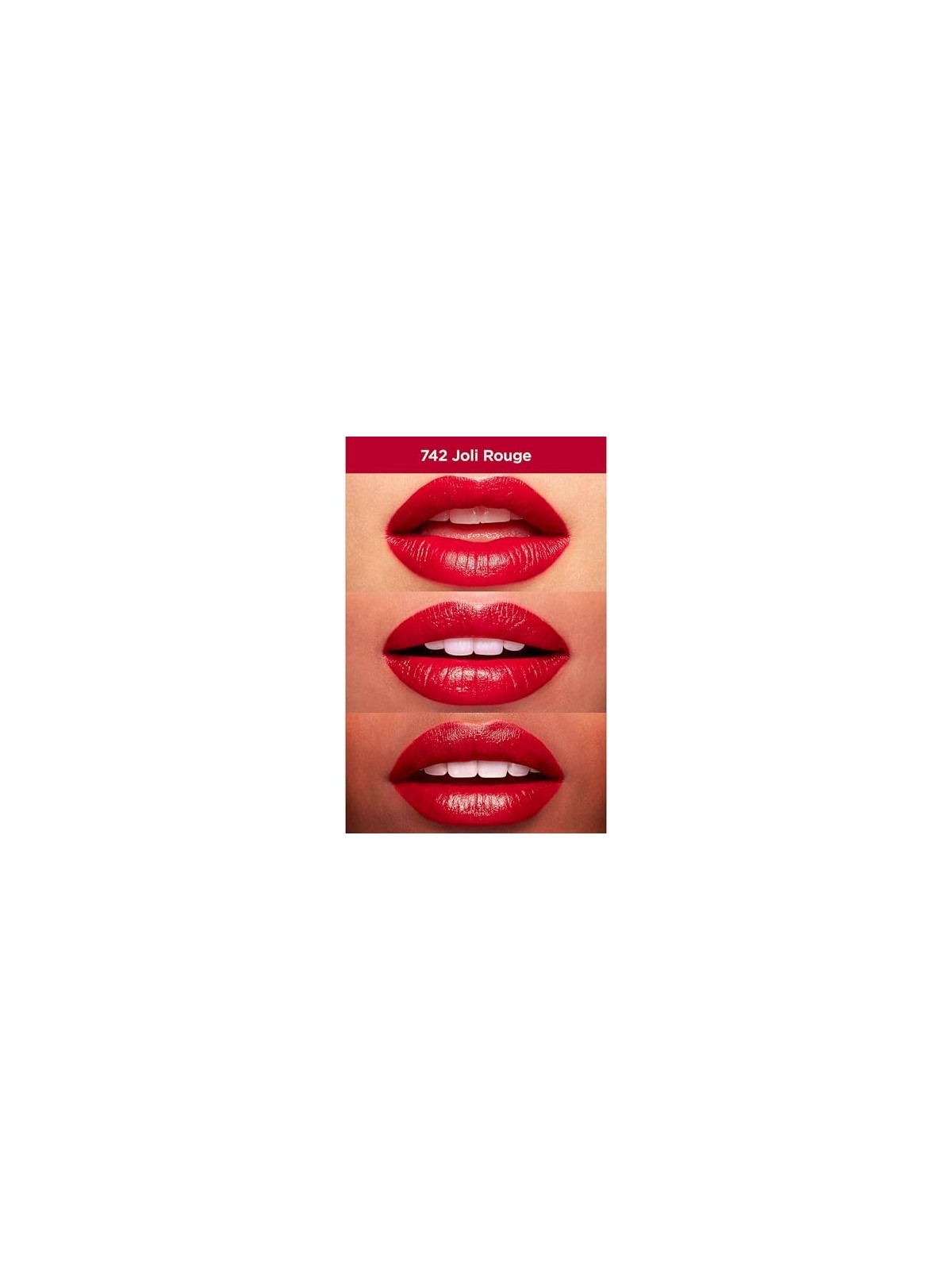 Clarins Rossetto Joli Rouge 35 g donna  742 Joli Rouge