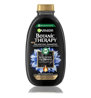 Shampoo al carbone magnetico e olio di semi neri capelli grassi con punte secche 400ml