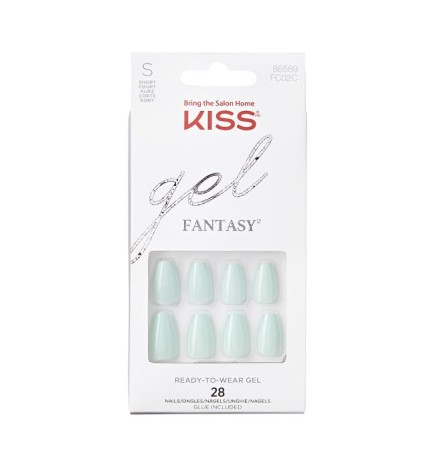 Kiss My Face Gel Fantasy Nails Cosmopolitan 28 pz donna