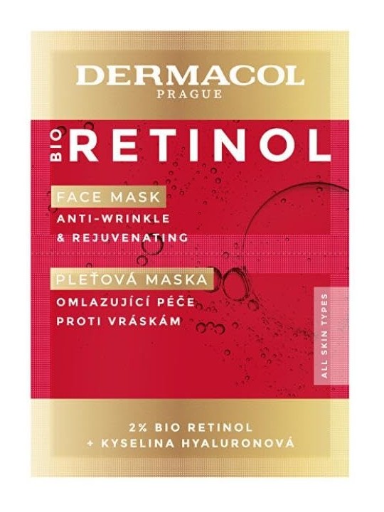 Maschera viso al bioretinolo 2 x 8 ml donna 8ml