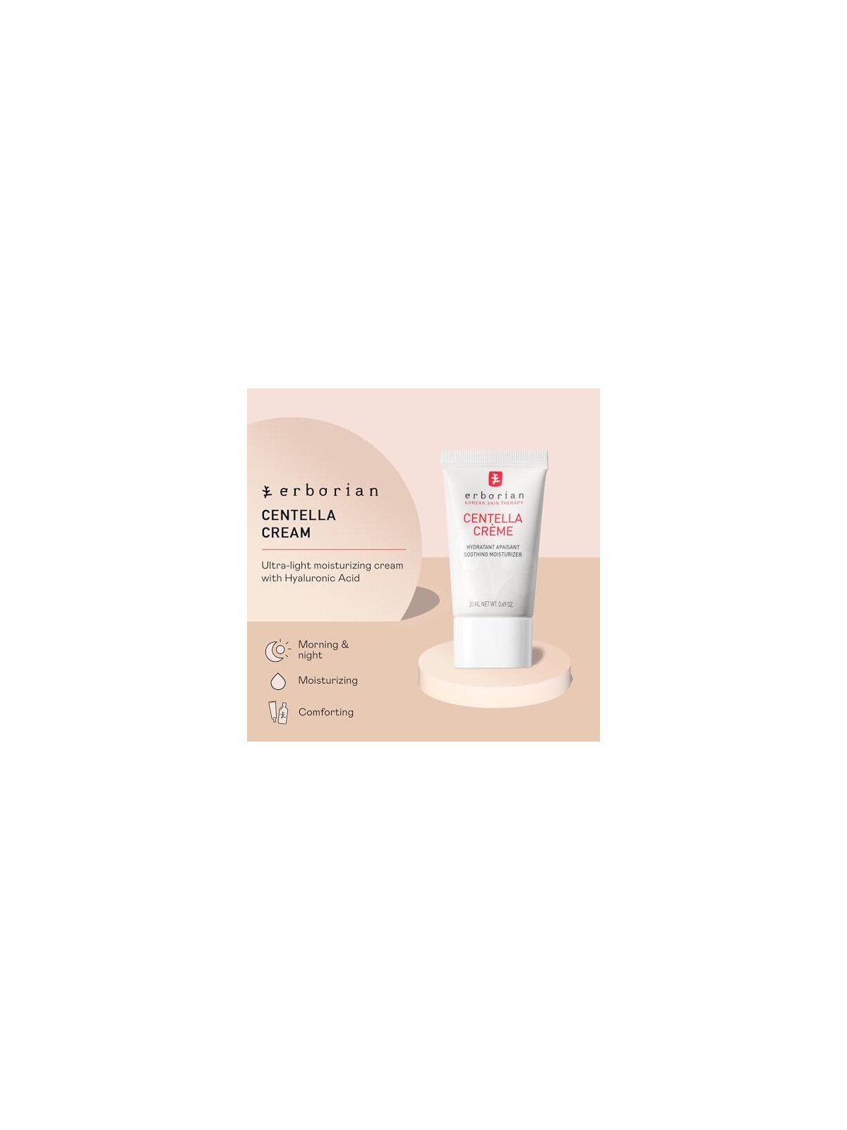 Crema idratante lenitiva Erborian - 20ml