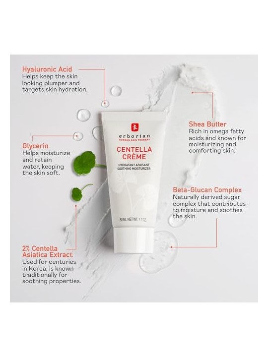 Crema idratante lenitiva Erborian - 20ml