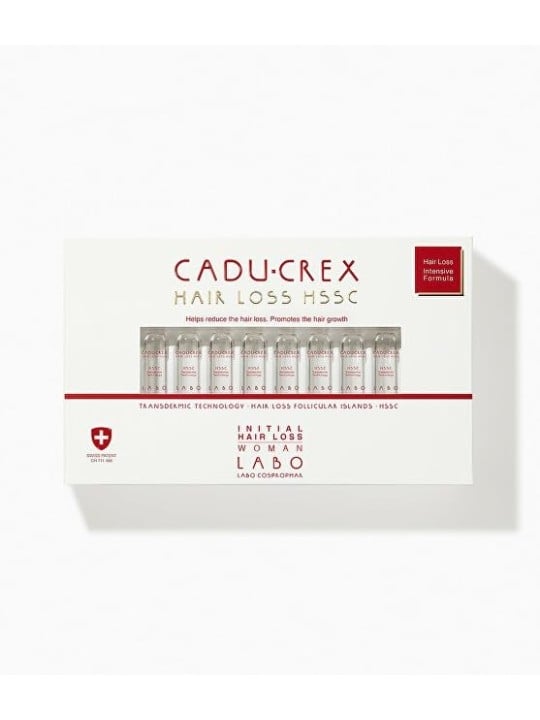 CaduCrex Caduta dei capelli HSSC 20 x 35 ml Trattamento per la caduta iniziale dei capelli per le donne