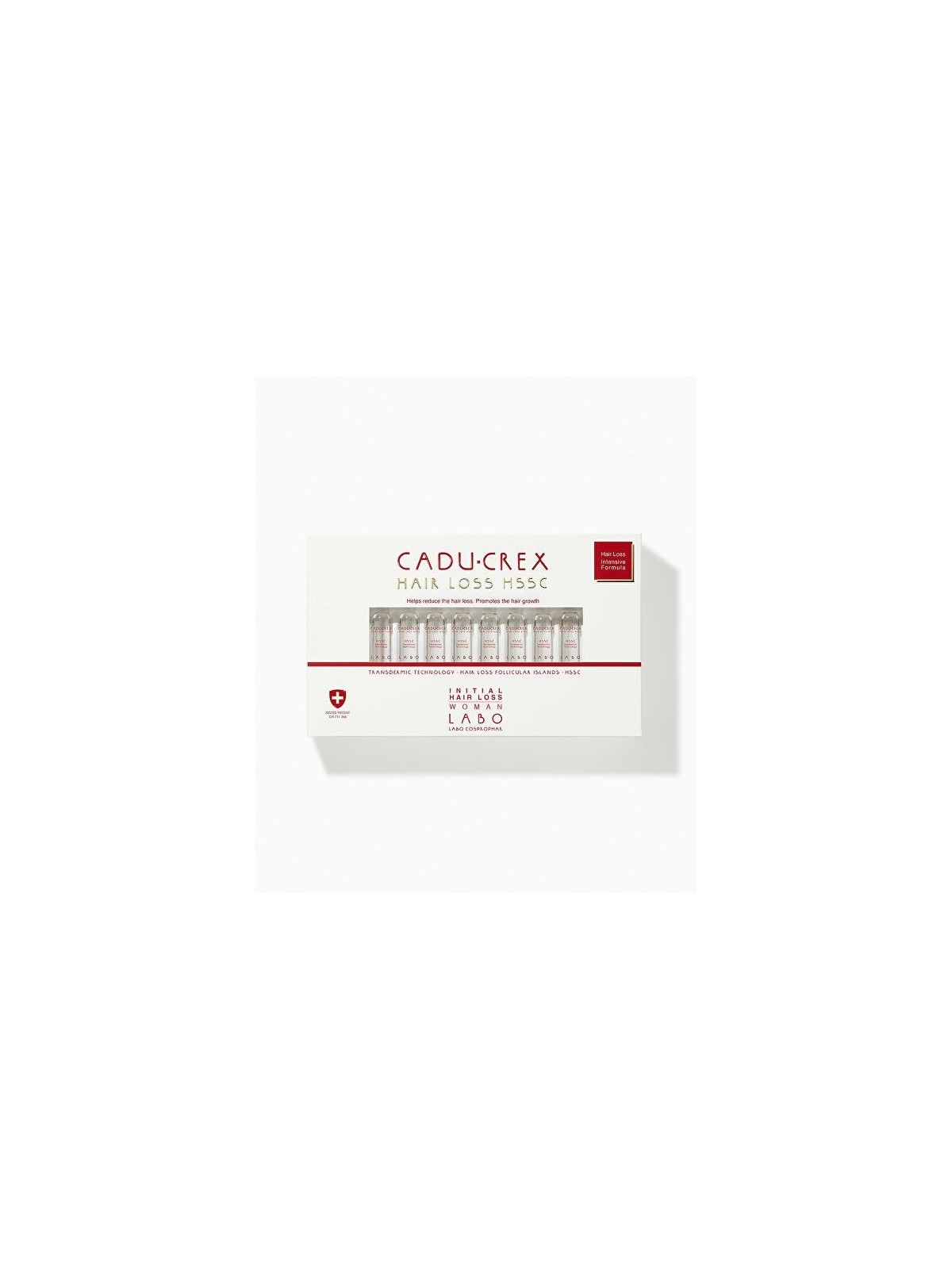 CaduCrex Caduta dei capelli HSSC 20 x 35 ml Trattamento per la caduta iniziale dei capelli per le donne