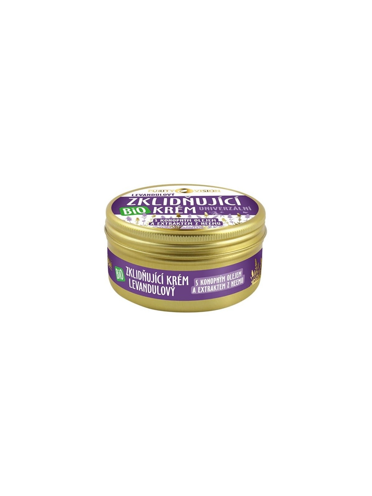 Crema lenitiva alla Lavanda Biologica donna 100ml