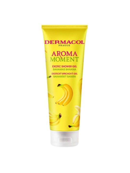Gel doccia esotico Bahamas Banana Aroma Moment donna 250ml