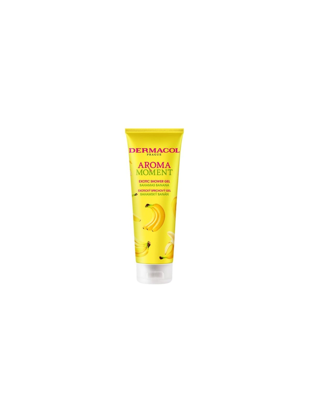 Gel doccia esotico Bahamas Banana Aroma Moment donna 250ml