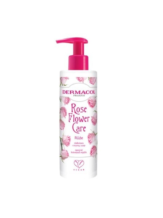 Dermacol Sapone Cremoso Delizioso Flower Care Rosa donna 250ml