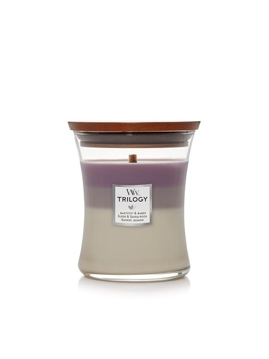WoodWick Candela Profumata Unisex Amethyst Sky Trilogy Vase 275 0g