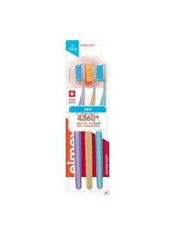 Elmex Spazzolino da denti multipack super morbido 3 pezzi