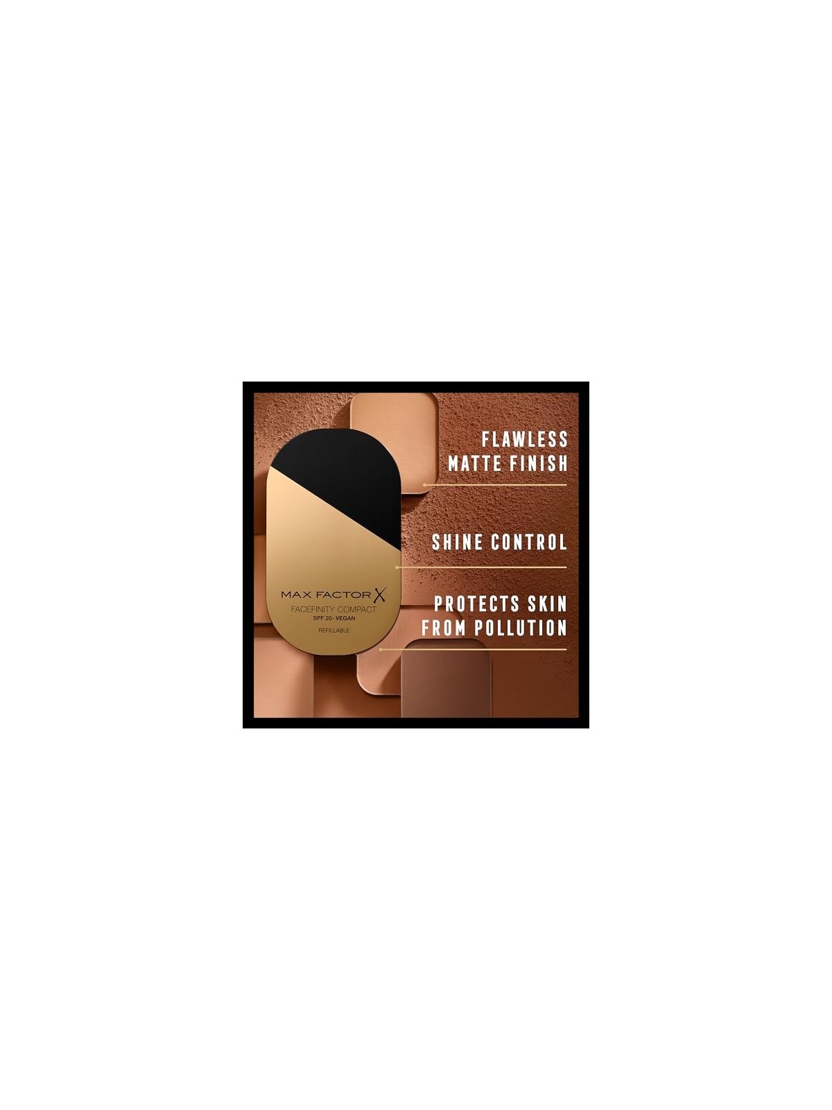 Max Factor Facefinity Compact SPF20 ricarica 10 g donna 003 Natural Rose