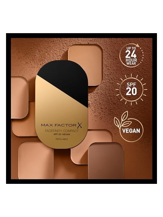 Max Factor FACEFINITY COMPACT SPF20 002avorio 84 gr donna