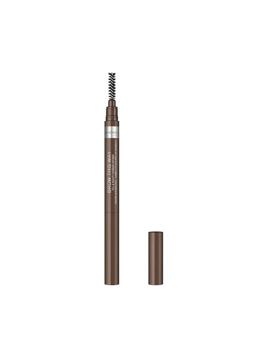 Matita per Sopracciglia Rimmel London Brow This Way 02 Marrone Medio