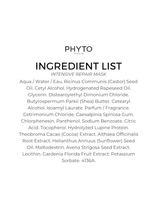 Maschera riparazione intensiva per capelli Phyto Rï¿½ï¿½PARATION 200ml