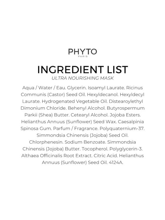 Phyto Nutrition Ultra Nourishing Mask 200ml