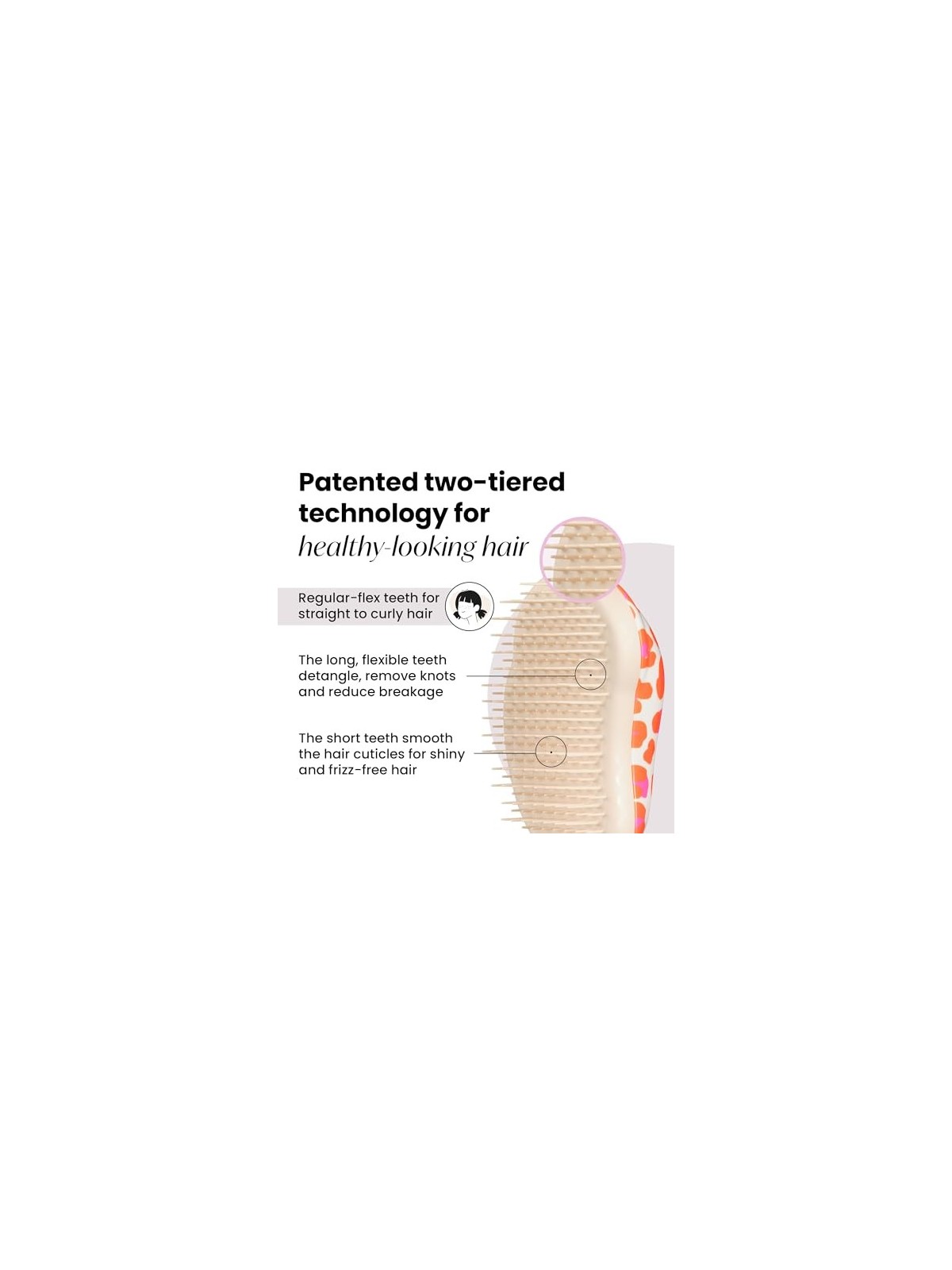 Tangle Teezer Mini originale donna Leo Orange