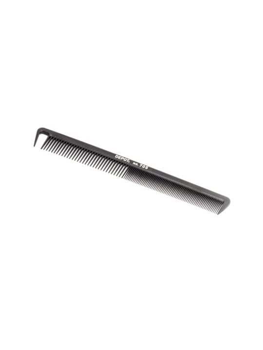 Pettine per Capelli in Carbonio Nero donna N 705 Depot Accessori