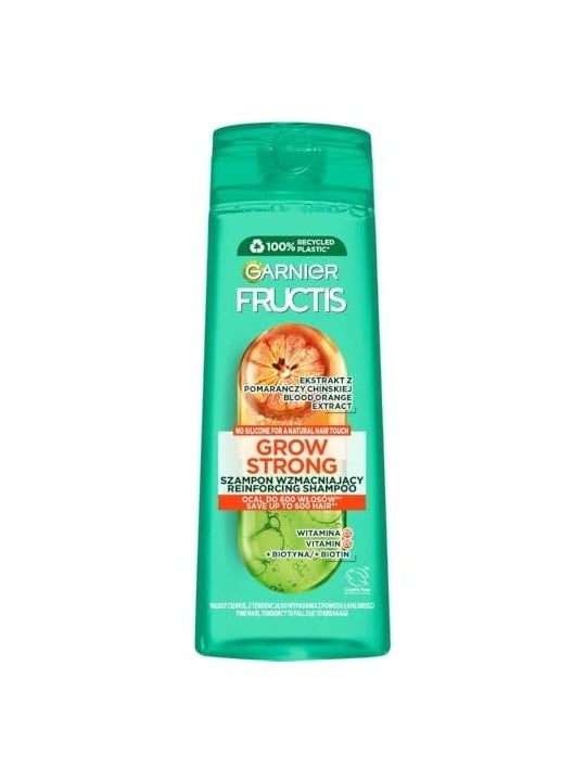 Shampoo rinforzante GARNIER Fructis Grow Strong con arancia