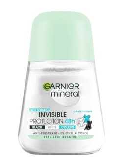 GARNIER Invisible Protection 48H Clean Cotton Women Roll-On 50ml