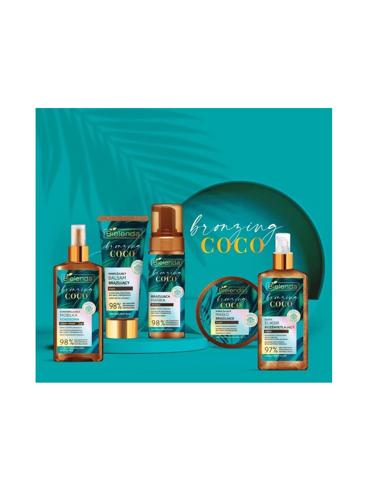 Burro corpo abbronzante idratante BIELENDA Bronzing Coco 200ml