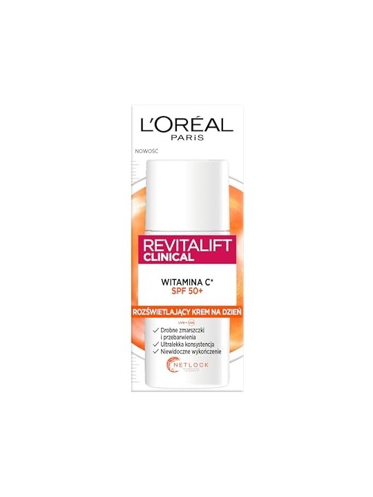LOREAL Revitalift Clinical crema giorno illuminante vitamina C SPF50 50ml