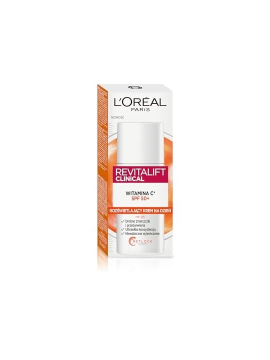 LOREAL Revitalift Clinical crema giorno illuminante vitamina C SPF50 50ml