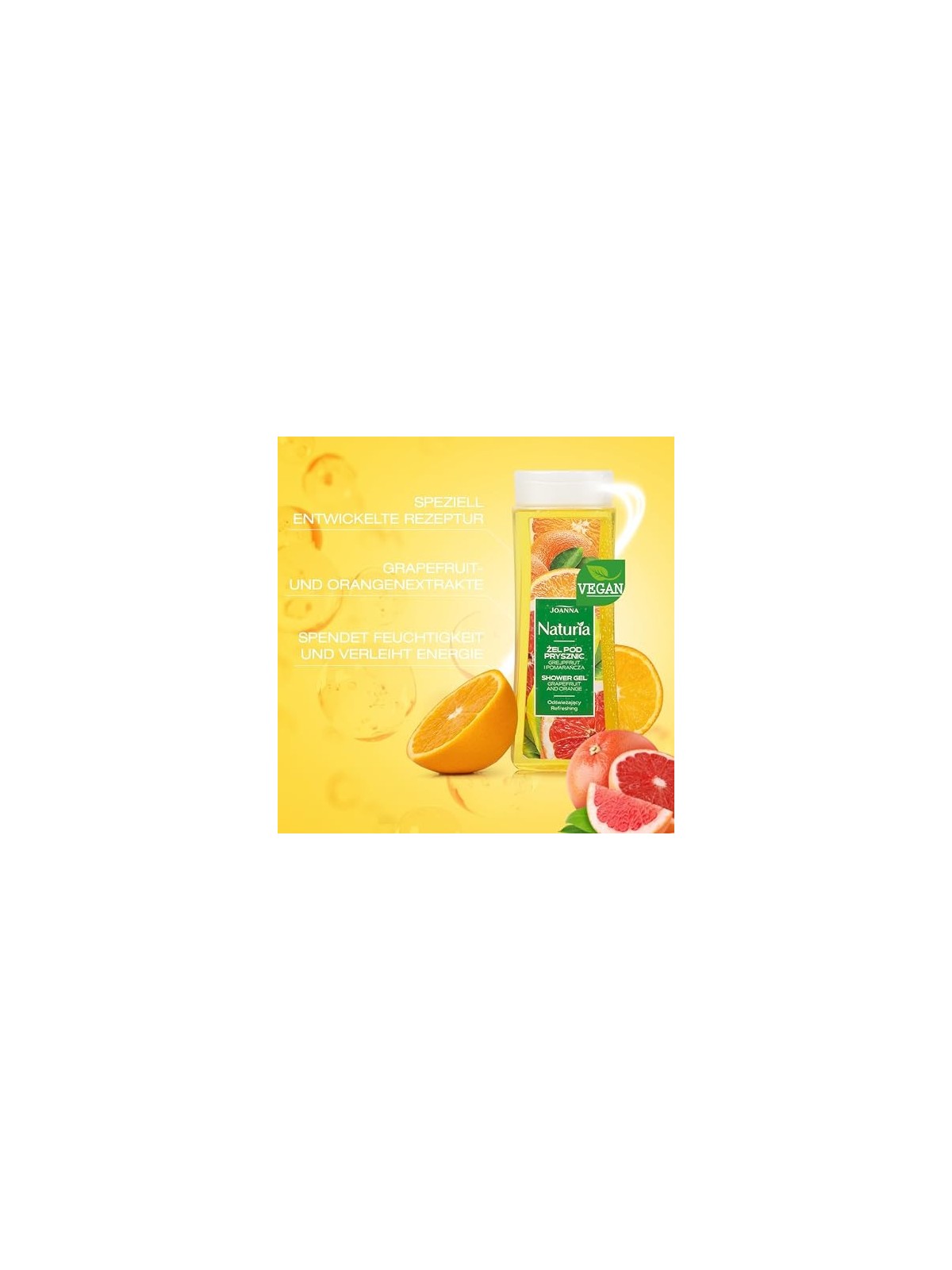 JOANNA Naturia Refreshing Shower Gel Pompelmo e Arancia 300ml