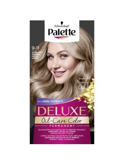 PALETTE Deluxe OilCare Color tintura permanente per capelli con microoli 911 Cool Light Rose Blonde