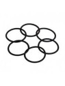 DONEGAL Fasce per Capelli 12 pz Nero 5820