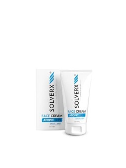 SOLVERX Atopic Skin Crema viso emolliente per pelle atopica 50ml